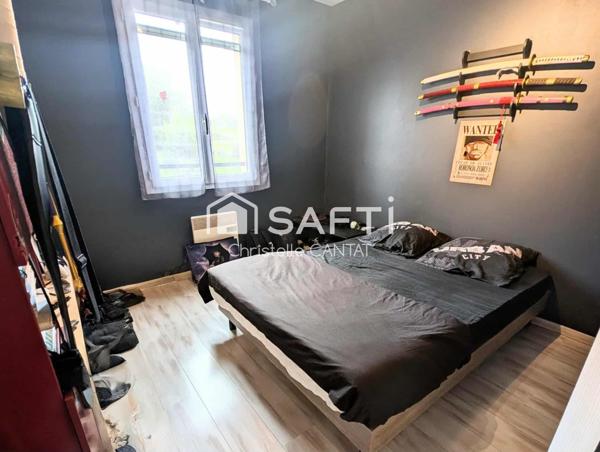 Maison 95 m² 3 chambres, garage, terrain.