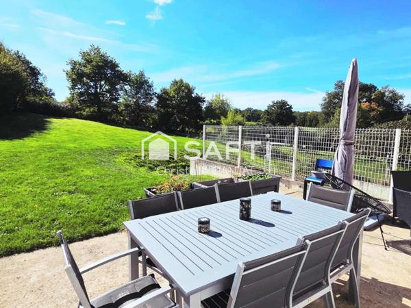 Maison 95 m² 3 chambres, garage, terrain.