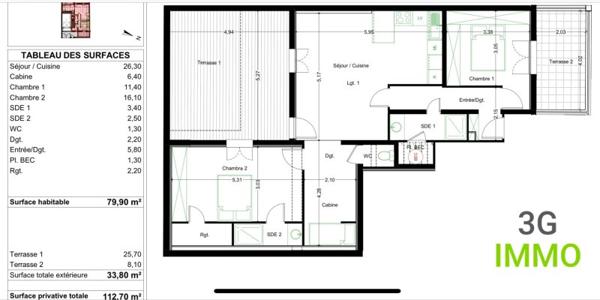 Vente / Appartement T4 à Le Grau-du-Roi (30240)
