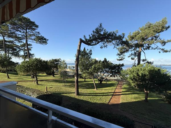 studio avec grand balcon vue mer Arcachon Moulleau première ligne