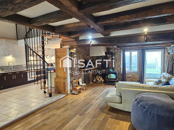 Ancien corps de ferme rénové en maison familiale