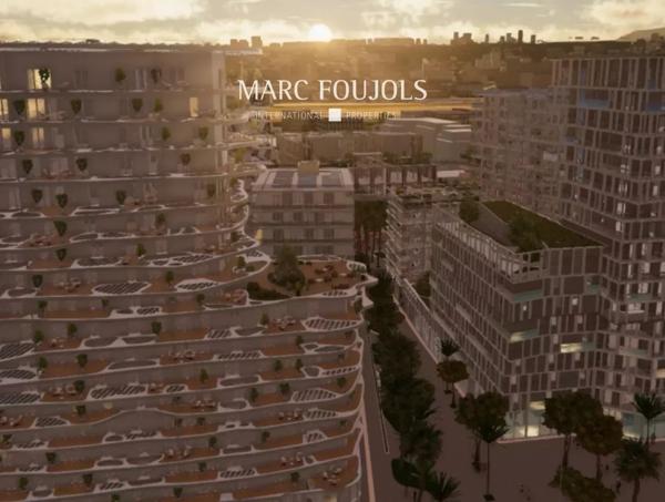 Nice – Programme neuf 3 pièces, terrasses de 20,49 m2 et parking