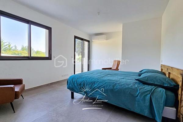 À Poulx, situé a quelques minutes de Nîmes, cette maison contemporaine construite en 2024 se dévoile dans un environnement paisible, légèrement en hauteur, avec une vue dégagée qui donne immédiatement le ton. Dès l’extérieur, les lignes sont modernes, sobres et élégantes. La maison est non mitoyenne, parfaitement intégrée à son terrain d’environ 450 m², avec des aménagements pensés pour la tranquillité et la facilité d’entretien.

On accède à la maison par un cheminement soigné, où l’on perçoit tout de suite la qualité de la construction. Le stationnement est simple et confortable, avec plusieurs places de parking et un garage spacieux de 28 m², directement accessible depuis la maison.

À l’intérieur, la lumière est omniprésente. La pièce de vie offre de beaux volumes et une circulation fluide entre les espaces. Le séjour s’ouvre largement sur l’extérieur grâce à de grandes baies vitrées, laissant entrer la lumière naturelle tout au long de la journée et offrant une vue apaisante sur la végétation environnante. La cuisine, moderne et entièrement équipée, s’intègre parfaitement à l’ensemble, créant un lieu convivial où l’on imagine facilement les repas en famille ou entre amis.

Depuis la pièce de vie, la maison se prolonge naturellement vers l’extérieur. La coursive mène à une terrasse accueillante, au jardin et à la piscine, véritable cœur de la maison dès les beaux jours. Un espace pensé pour profiter pleinement du climat, se détendre, recevoir et vivre dehors autant que dedans.

À l’étage, l’ambiance devient plus intime. Trois chambres confortables composent l’espace nuit, accompagnées d’une salle de bain. La terrasse accessible depuis l’étage offre une vue dégagée sur les environs, un endroit idéal pour savourer un café le matin ou un moment de calme en fin de journée, face à un paysage ouvert et verdoyant.

Le niveau inférieur apporte une vraie modularité à la maison. Une chambre avec sa salle d’eau permet d’accueillir famille, amis ou de créer un espace indépendant, tout en conservant un accès direct au garage. Un agencement particulièrement pratique au quotidien.

Côté prestations, la maison répond aux standards actuels de confort et de performance. Climatisation réversible gainable, ballon thermodynamique, double vitrage, volets roulants électriques… Tout a été pensé pour offrir une maison économe, agréable à vivre et sans aucun travaux à prévoir.

Cette propriété s’adresse à ceux qui recherchent une maison neuve, contemporaine et lumineuse, avec des volumes généreux, des extérieurs soignés et une vraie qualité de vie, dans un secteur calme tout en restant proche de Nîmes.

Un bien où chaque espace a été pensé pour être vécu… et apprécié.

Pour plus d’informations ou organiser une visite, je suis disponible 24h/24 et 7j/7.
Contactez-moi directement au O6 20 75 00 O7.