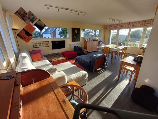 Plougasnou (29630) Plougasnou Le Diben, maison 1974 rénovée, sur 1000 m2 de terrain, jolie vue sur la Baie de Morlaix.