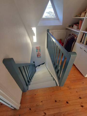 Plougasnou (29630) Plougasnou Le Diben, maison 1974 rénovée, sur 1000 m2 de terrain, jolie vue sur la Baie de Morlaix.