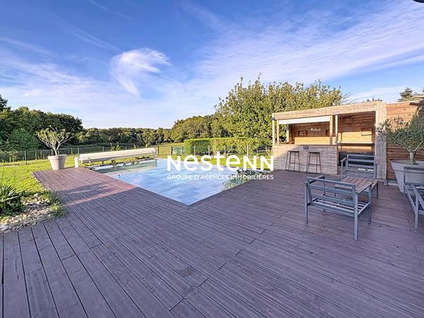 Maison recente avec piscine - Monts