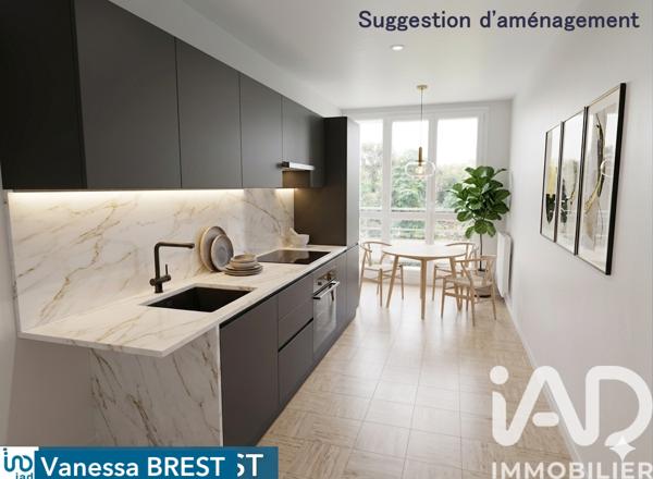 Appartement à vendre 3 pièces 72 m² Chilly-Mazarin