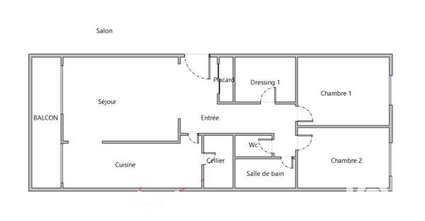 Appartement à vendre 3 pièces 72 m² Chilly-Mazarin