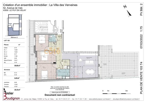 Vente Appartement91 m² - 4 Pièces - VALS PRES LE PUY (43750)