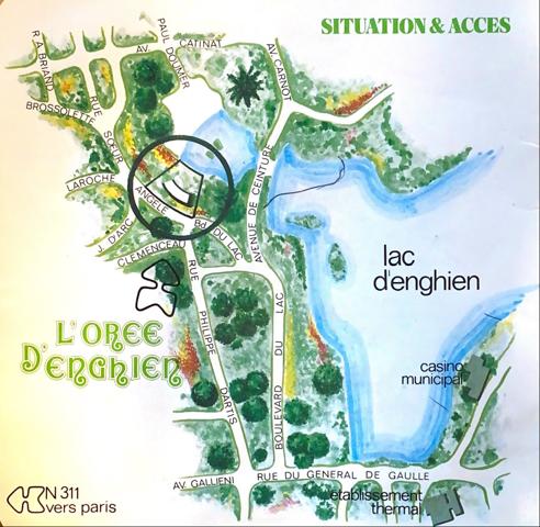 Appartement d'exception F5 dans résidence de standing face lac.