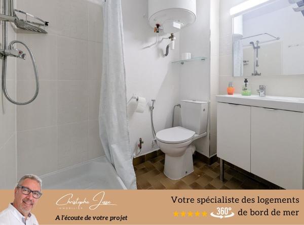 Appartement avec loggia vue mer et parking privé