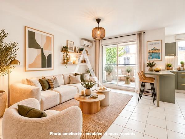 Appartement Marseille 2 pièce(s) 45.70 m2