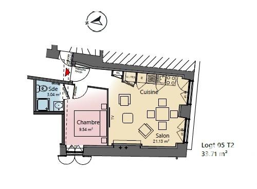 Appartement à vendre 2 pièces 34 m² Clermont-Ferrand