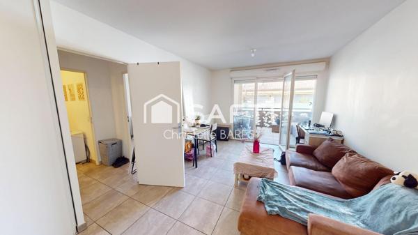 Appartement T2 avec terrasse et place de parking privée - vendu loué