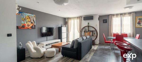 Saint-Laurent-du-Var – Centre-ville – 3 pièces transformé en 2 pièces rénové avec goût