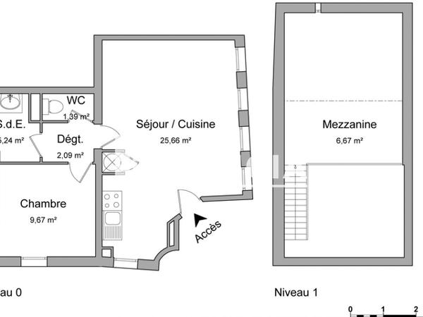 Location Appartement 2 pièces 50.72 m² - 5 PLACE AUX HERBES Uzes 30700