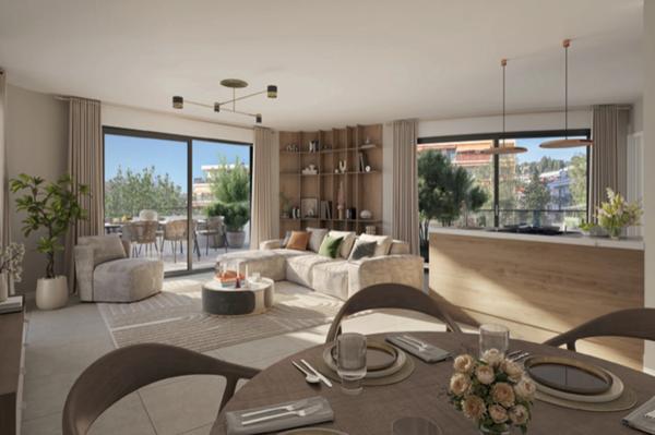 appartement à vendre 4 pièces ROQUEBRUNE CAP MARTIN (06)