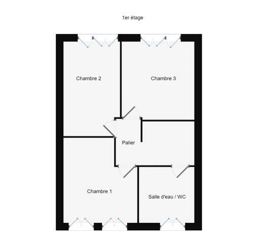 Maison 4 pièces - 80 m² Exclusivité efficity