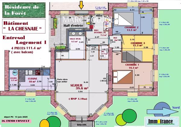 Chantilly – Appartement 4 pièces