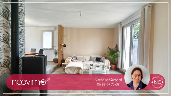 Maison de plain-pied de 104 m² 3 chambres et un bureau sur 500 m² proche de l'Erdre