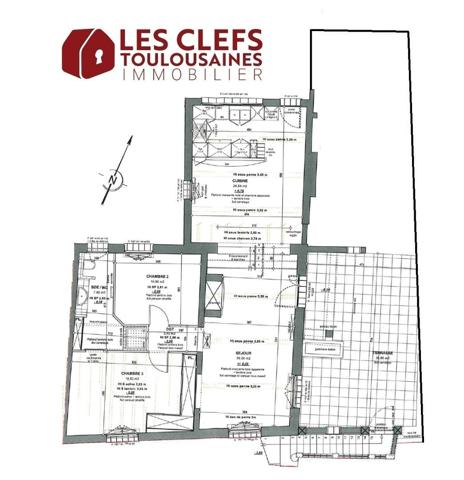 Maison 3 pièces de 92m² + Terrasse / Jardin + Garage + Parking ! L'UNION