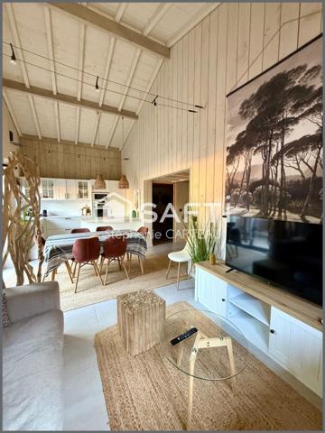CLAOUEY - Maison bois contemporaine de 2022 - Style Bassin - Entièrement meublée - 3 chambres