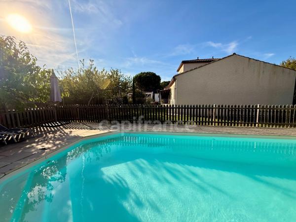 Maison à vendre 7 pièces CARCASSONNE (11) villa 162m2, 6 chambres, piscine, sur 1120m2 de terrain
