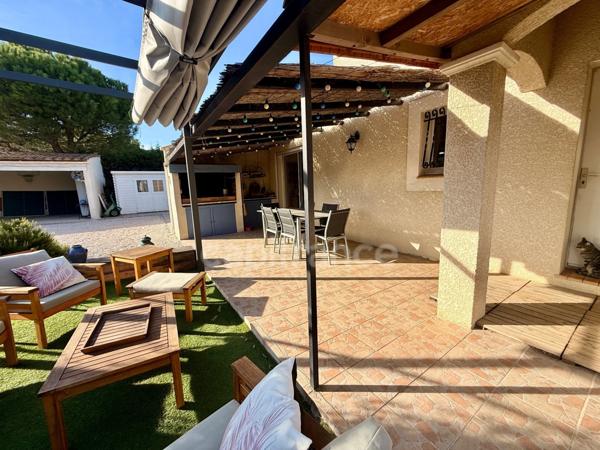 Maison à vendre 7 pièces CARCASSONNE (11) villa 162m2, 6 chambres, piscine, sur 1120m2 de terrain