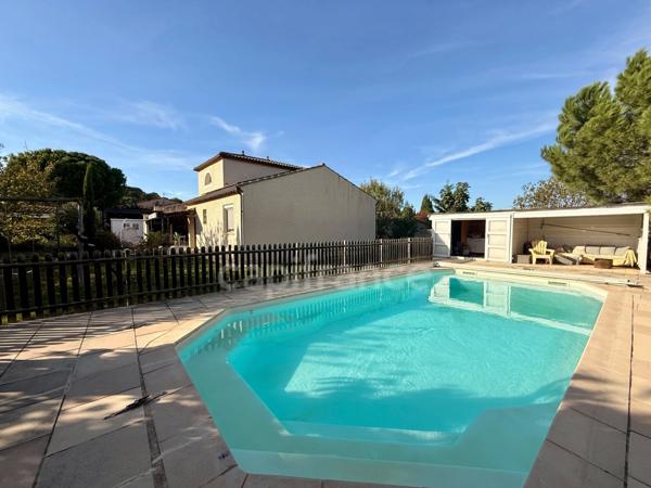 Maison à vendre 7 pièces CARCASSONNE (11) villa 162m2, 6 chambres, piscine, sur 1120m2 de terrain