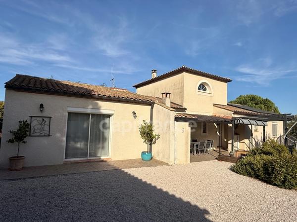 Maison à vendre 7 pièces CARCASSONNE (11) villa 162m2, 6 chambres, piscine, sur 1120m2 de terrain