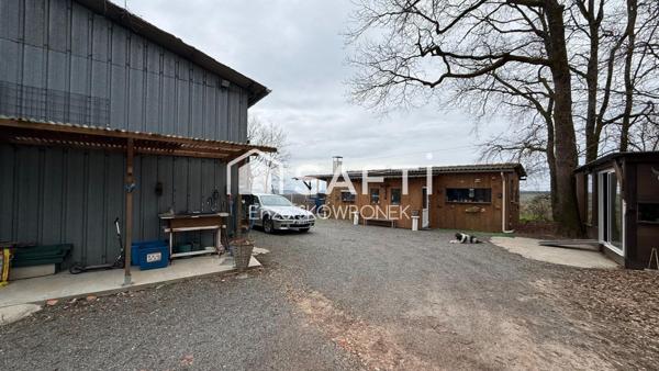 Complexe 3 chalets et local commercial