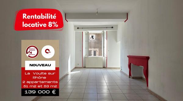 Immeuble 5 pièces - 104 m²