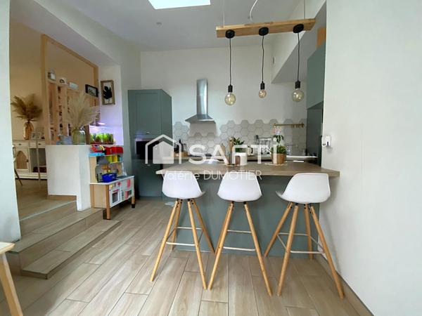 Maison 5 pièces avec 3 chambres et habitable de plain-pied