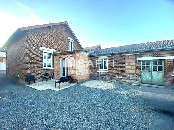 Maison 5 pièces avec 3 chambres et habitable de plain-pied