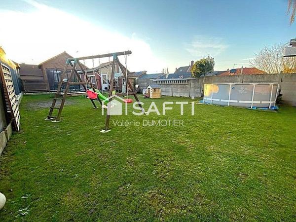 Maison 5 pièces avec 3 chambres et habitable de plain-pied