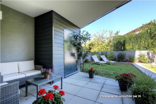 Rez-de-jardin Barby 3 pièce(s) 62.17 m2 avec place de parking