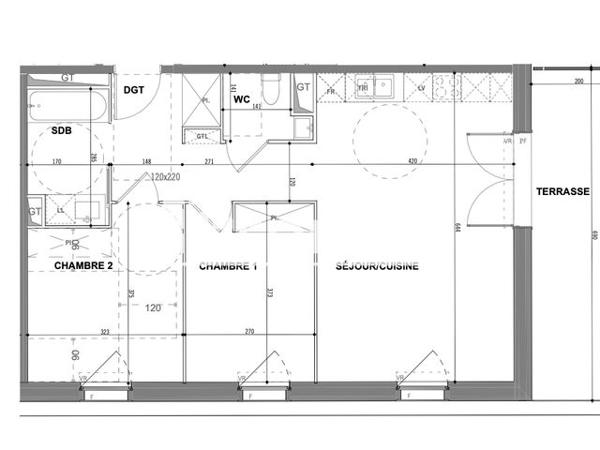 Location Appartement 3 pièces 62.6 m² - Toulouse 31300
