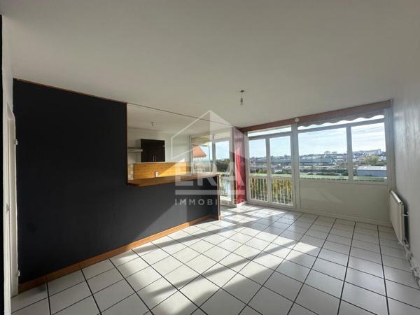 Appartement T2 à Rouen - Balcon - Vue sur Seine