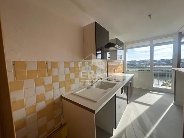 Appartement T2 à Rouen - Balcon - Vue sur Seine
