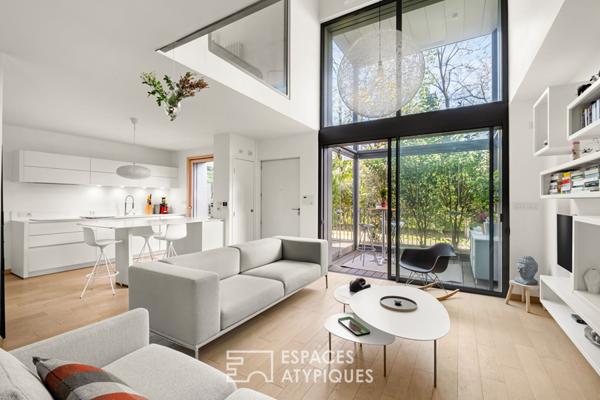 Duplex en rez-de-jardin dans une copropriété exclusive