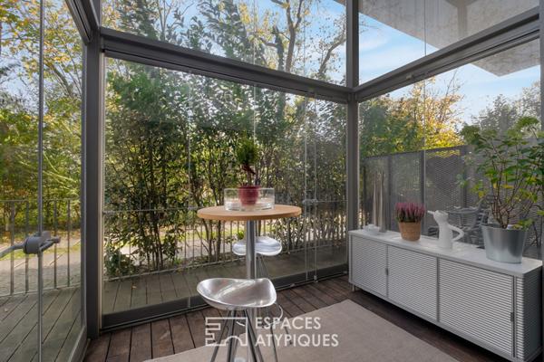 Duplex en rez-de-jardin dans une copropriété exclusive