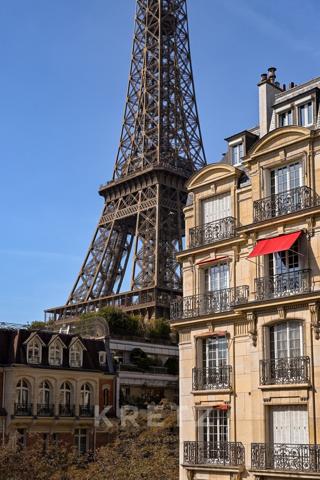 Champ-de-Mars vue Tour Eiffel