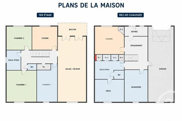 Maison à vendre  7 pièces - 122 m 2   METZ  - 57
