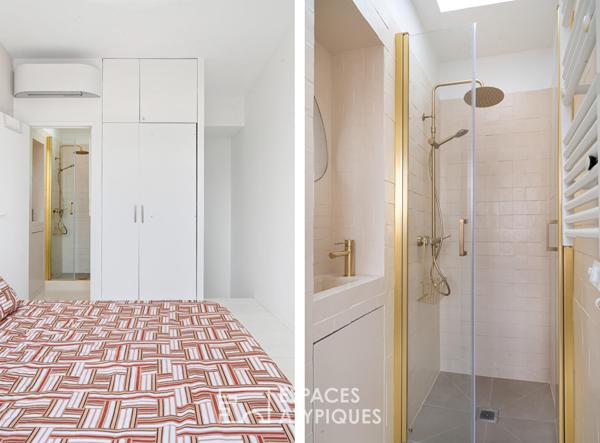 Maison contemporaine en ossature bois avec jardin et terrasse