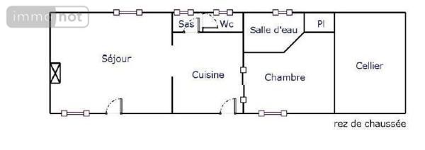 Maison à louer à Villedieu-le-Château dans le Loir-et-Cher (41800), ref : 41059-L211