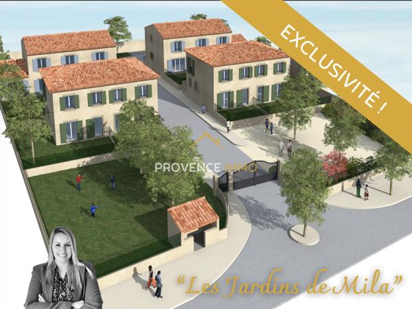 Salon-de-Provence (13300) Bienvenue aux Jardins de Mila - 10 maisons neuves 3 ou 4 pièces - Eligible au PTZ