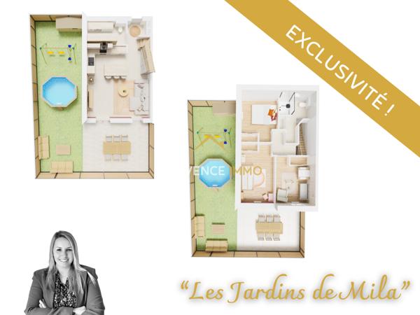 Salon-de-Provence (13300) Bienvenue aux Jardins de Mila - 10 maisons neuves 3 ou 4 pièces - Eligible au PTZ
