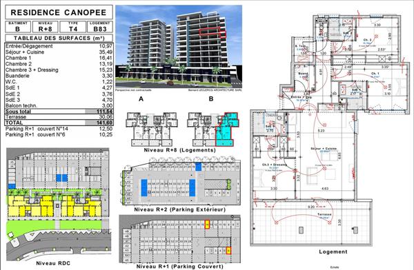 Achat appartement près de FORT DE FRANCE - 4 pièce(s) - 142 m² - 525 000 €