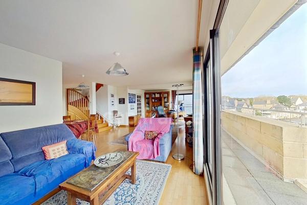 Duplex, en dernier étage sur le port de Paimpol