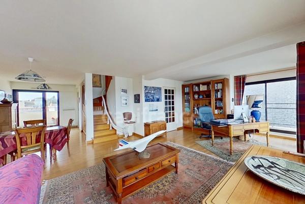 Duplex, en dernier étage sur le port de Paimpol